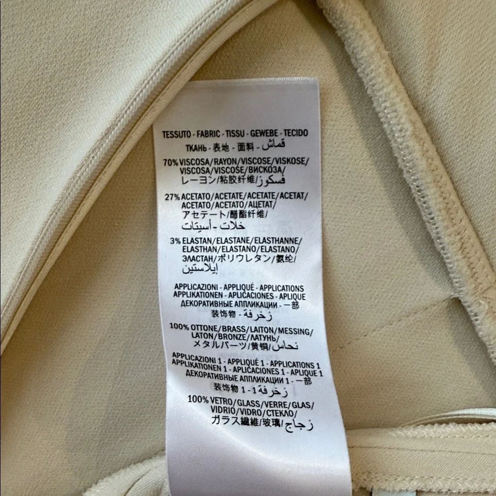 Gucci Cream Midi Dress with Belt - Picture 11 of 15